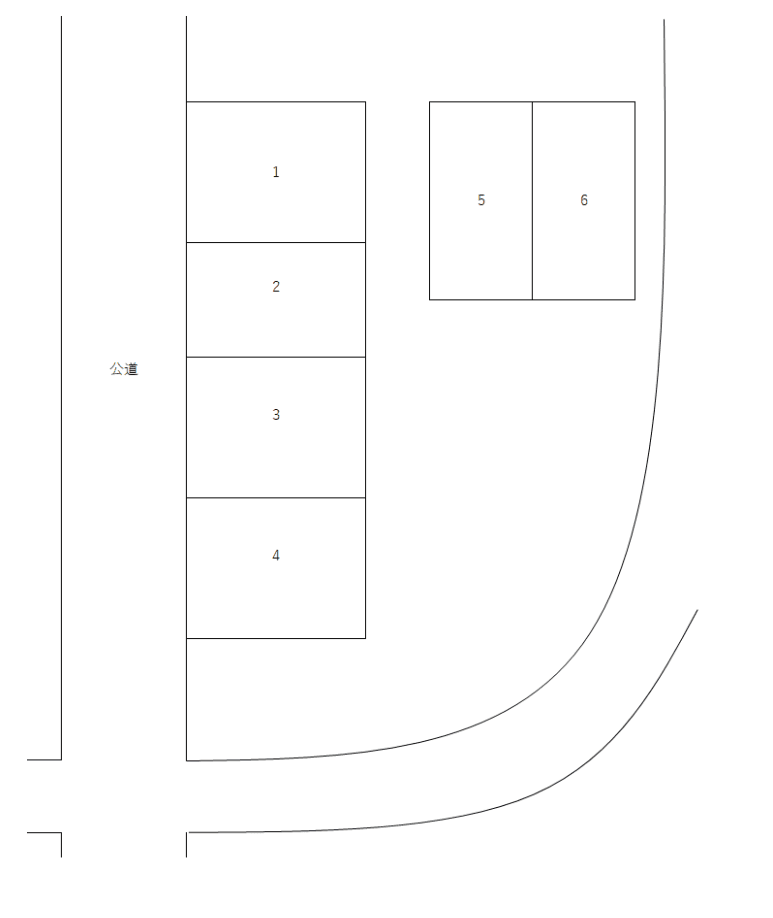C-87北５丁目保崎貸駐車場の駐車配置図