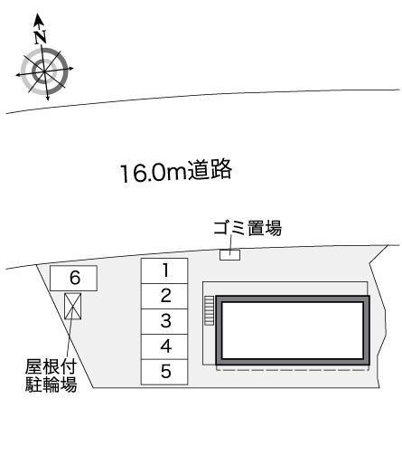 グレイス多良見Ⅱ(37507)の駐車配置図