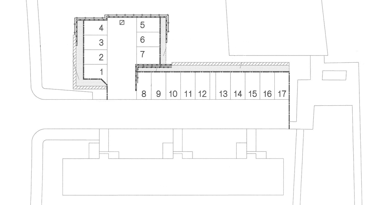 黒松_Ｅ地区の駐車配置図