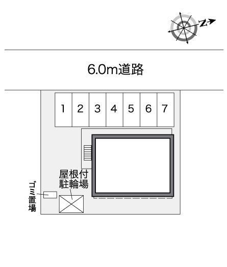 青木島(25793)の駐車配置図