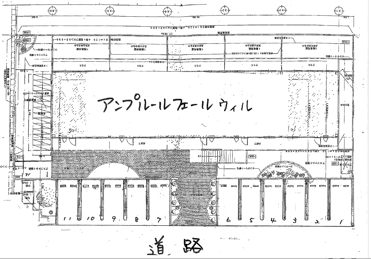 アンプルールフェールウィルの駐車配置図