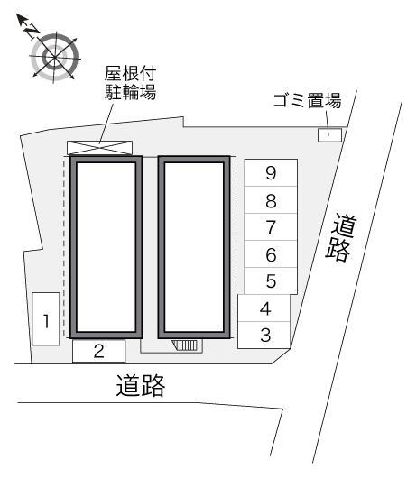 グレイス(28096)の駐車配置図