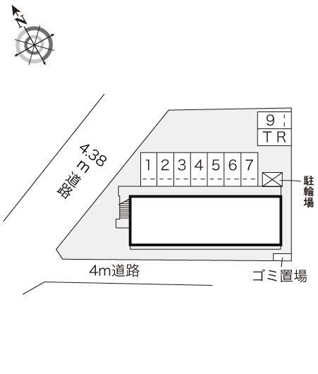 高雄(18255)の駐車配置図