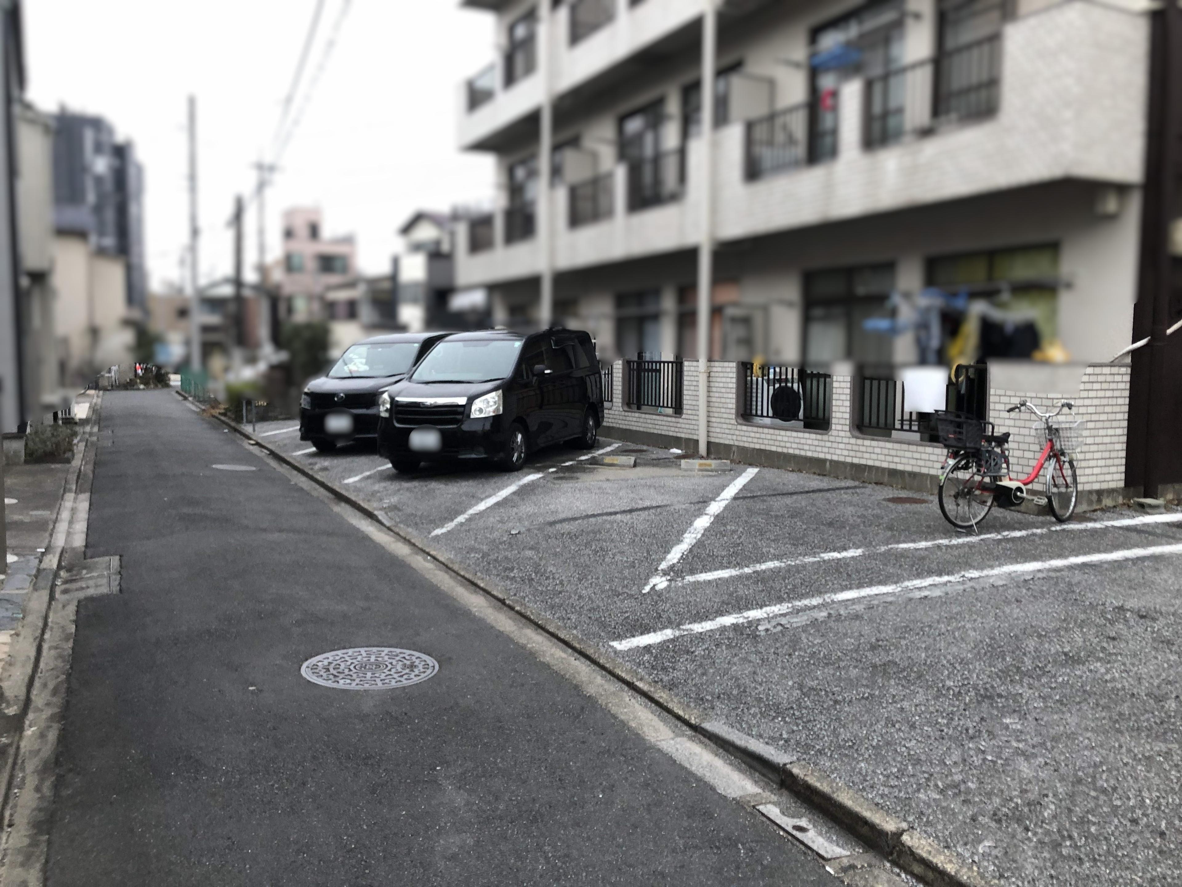 竹の塚コーポの外観・駐車場イメージ1枚目