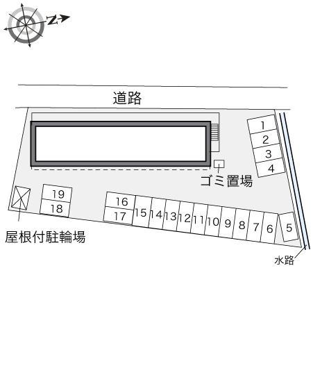 オーセブン(33781)の駐車配置図