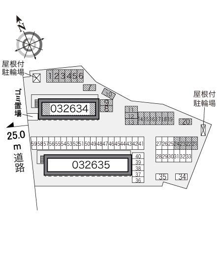 セントグレースＡ(32634)の駐車配置図