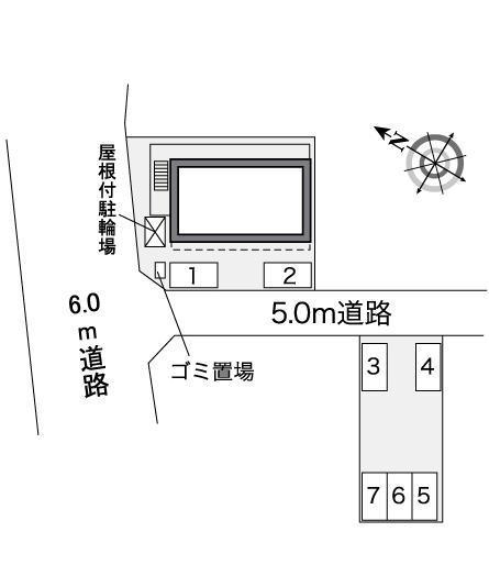 Ｍａｒｂｌｅ(30077)の駐車配置図