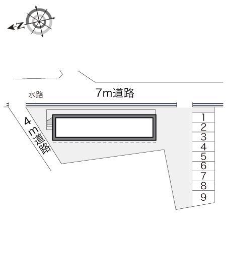 アンジェヴィラージュ(16643)の駐車配置図