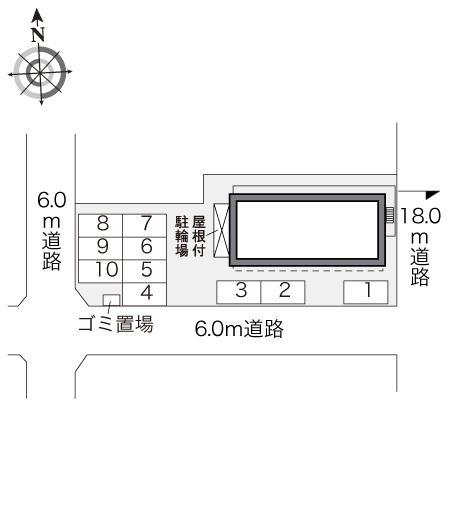 末広(24713)の駐車配置図