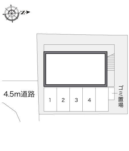 市川屋Ⅱ(13708)の駐車配置図