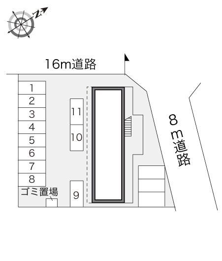 マリーナ(16678)の駐車配置図