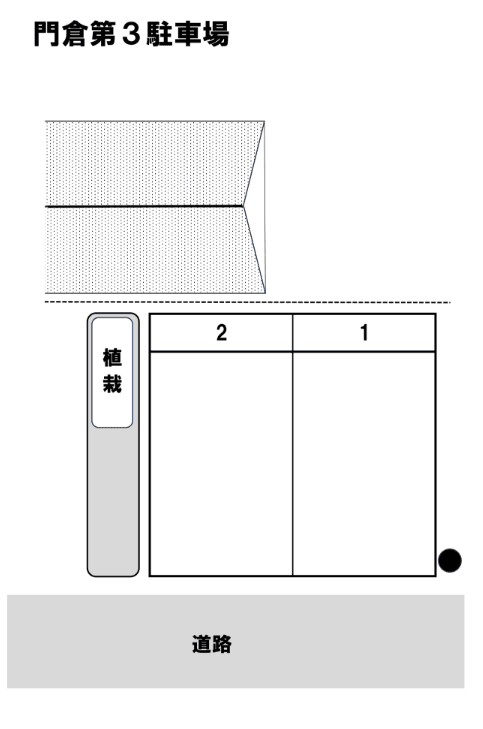 門倉第3駐車場の駐車配置図