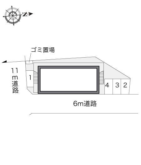 フライトホフ(13203)の駐車配置図