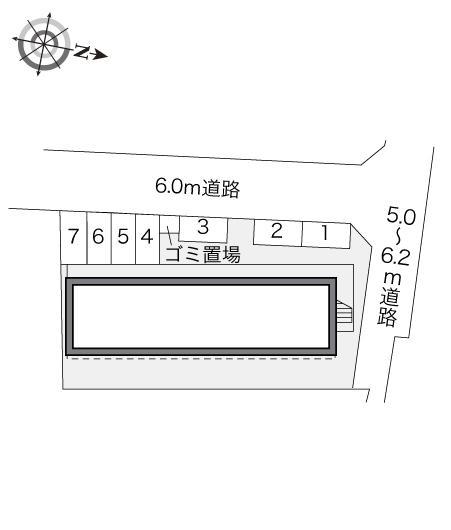 エチュードⅡ(20168)の駐車配置図