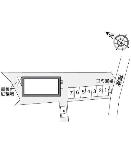 カーサアオキ(27564)の駐車配置図