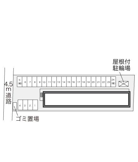 ＢＭ　Ⅰ(28358)の駐車配置図