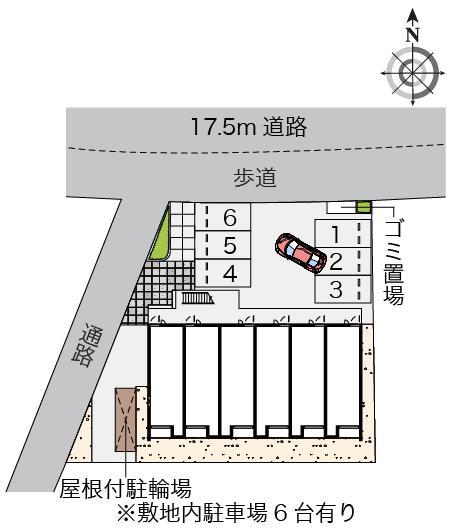 クレイノリラシア(56001)の駐車配置図