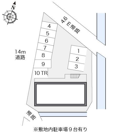 ＨＡＳＥＧＡＷＡ(11483)の駐車配置図