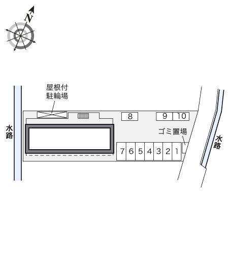 サンシャイン　Ｋ(29274)の駐車配置図