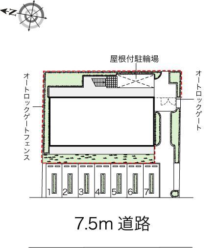 浜寺ドット輝(44261)の駐車配置図