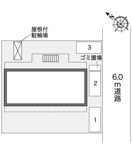 希林館(27725)の駐車配置図