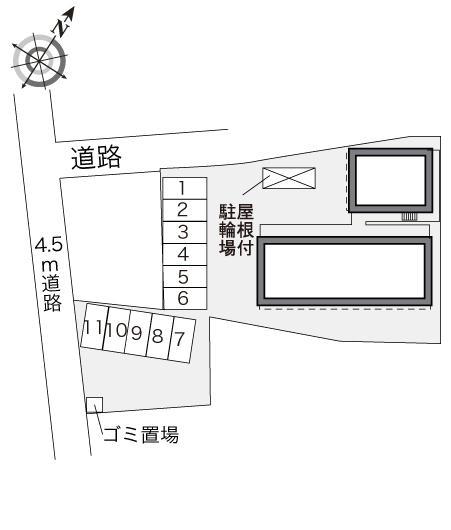 プリマベーラ(24755)の駐車配置図