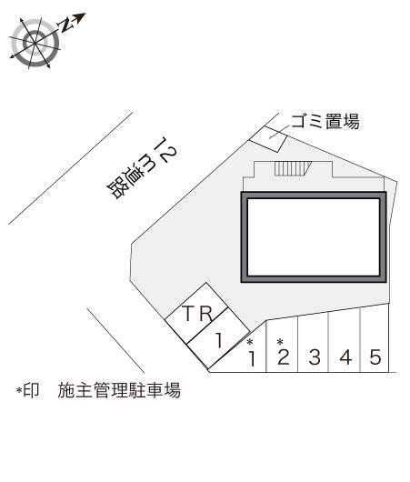さつき館(12689)の駐車配置図