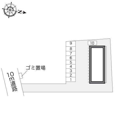 かしま台(11135)の駐車配置図