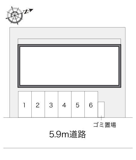 グランシャリオ(21230)の駐車配置図
