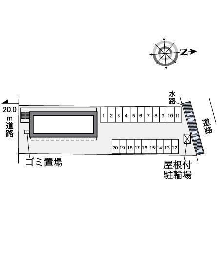 グランシャリオ(35295)の駐車配置図