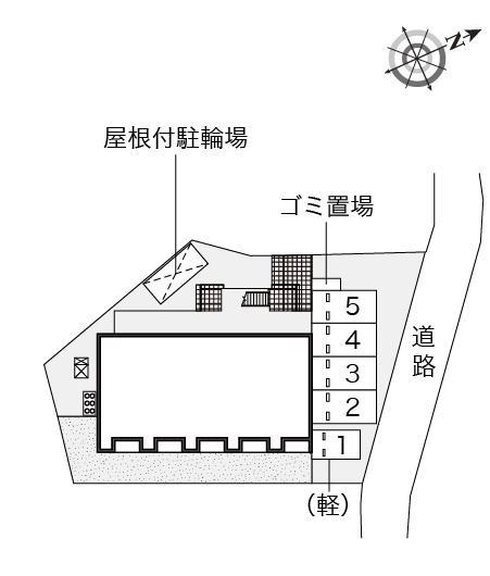 愛海(55260)の駐車配置図