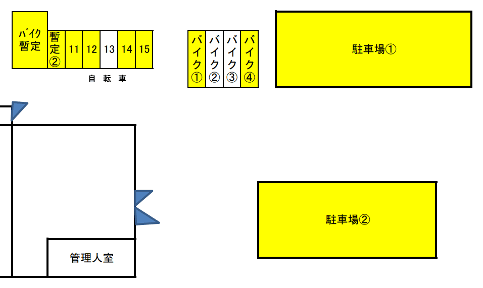リヴシティ東池袋の駐車配置図