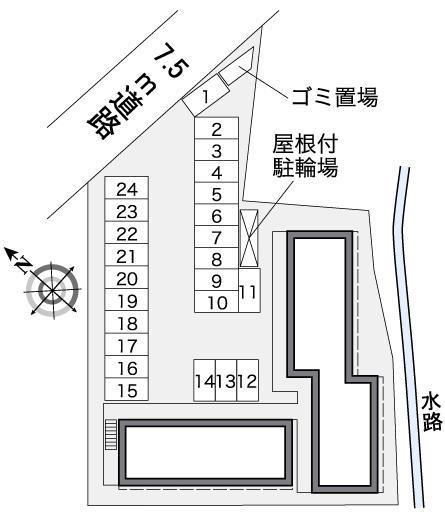 伊都(35971)の駐車配置図