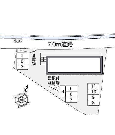 バリオクラーロ(26467)の駐車配置図