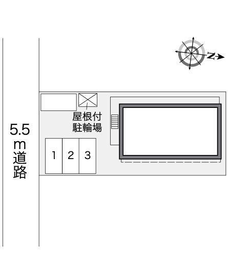 ルミエール(26684)の駐車配置図