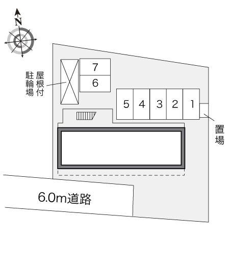 ガーデンプレイス(22180)の駐車配置図