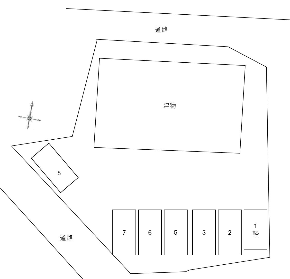 Ｊ'ｓ　Ｈｏｕｓｅ別駐車場の駐車配置図
