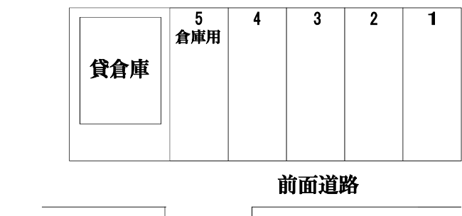 田辺栄一自宅前　駐車場の駐車配置図
