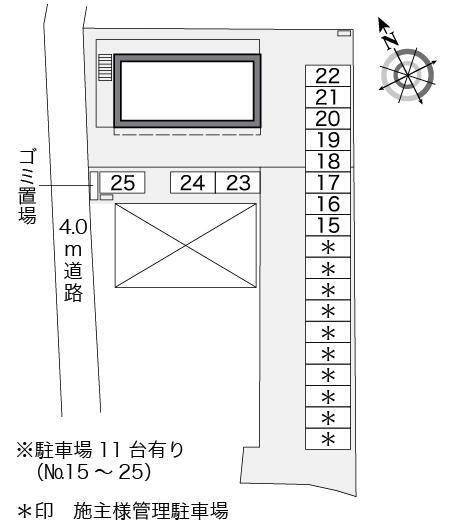 瀬高Ｃ(37968)の駐車配置図