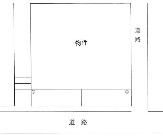 狭山ハイツ駐車場の駐車配置図