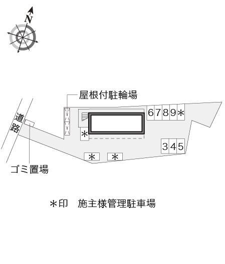 フォレット湘南(16044)の駐車配置図