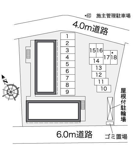 ＨＭアリーナ(39425)の駐車配置図