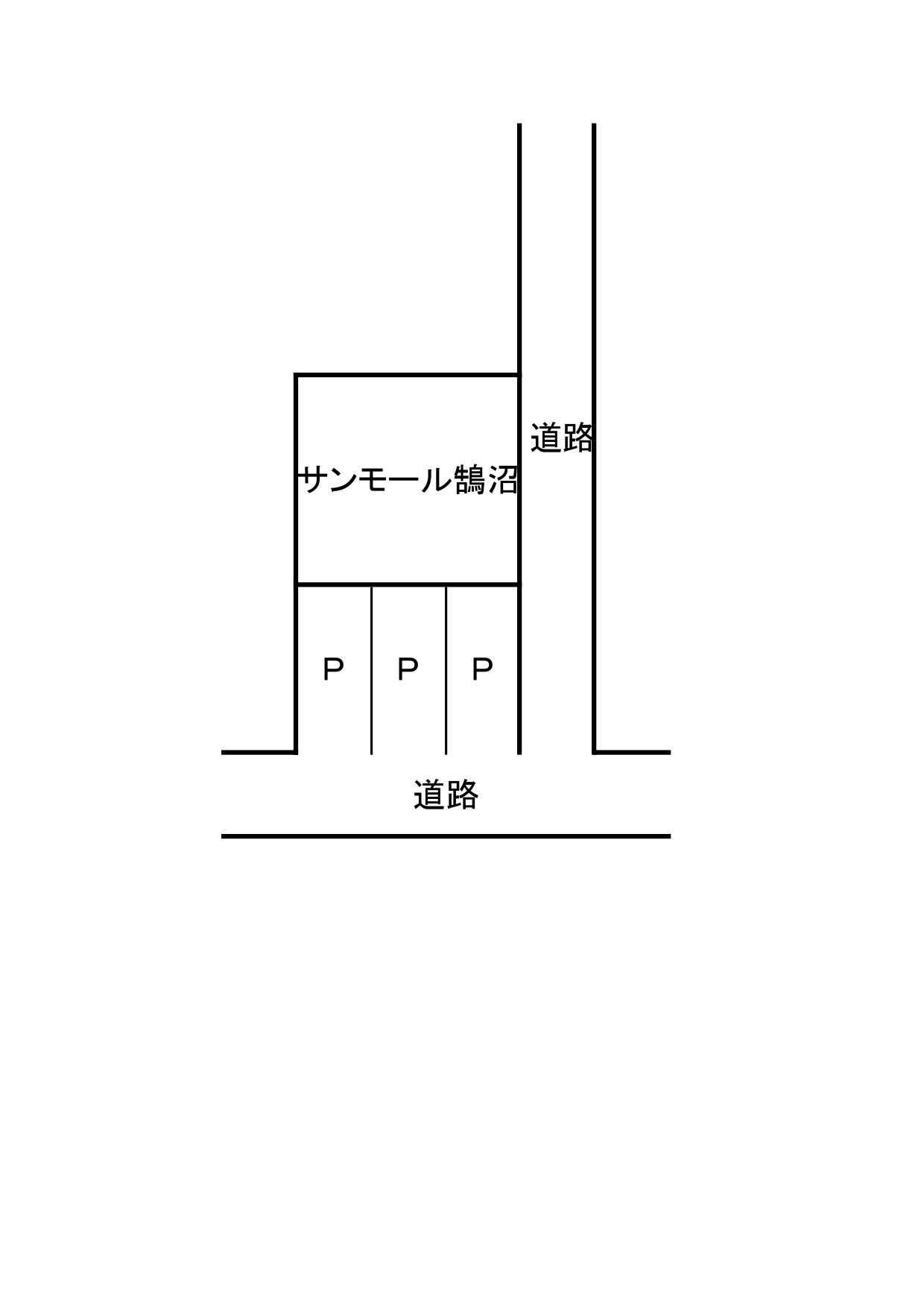 サンモール鵠沼駐車場の駐車配置図