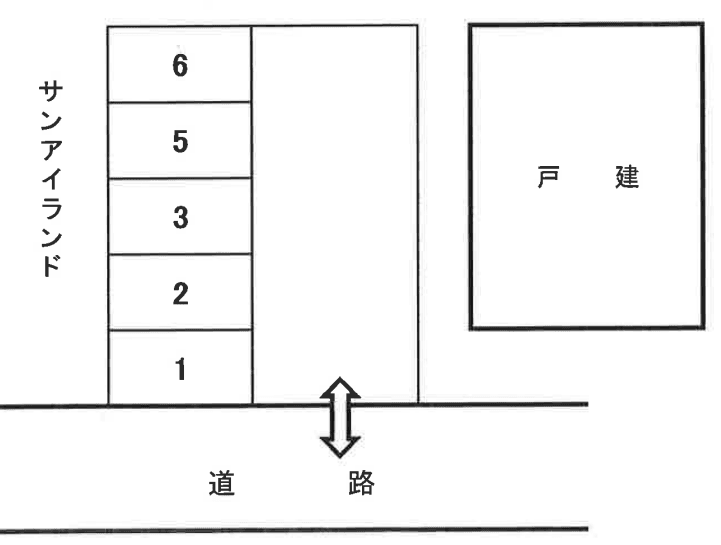 やよい駐車場の駐車配置図