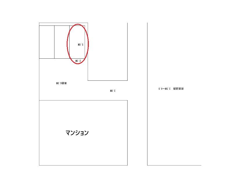 下高井戸1丁目 駐車場の駐車配置図