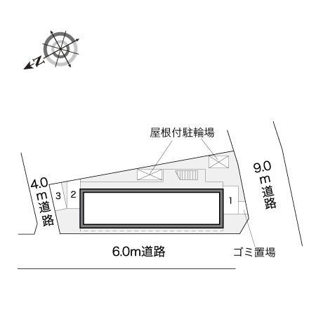 さつき弐番館(17247)の駐車配置図
