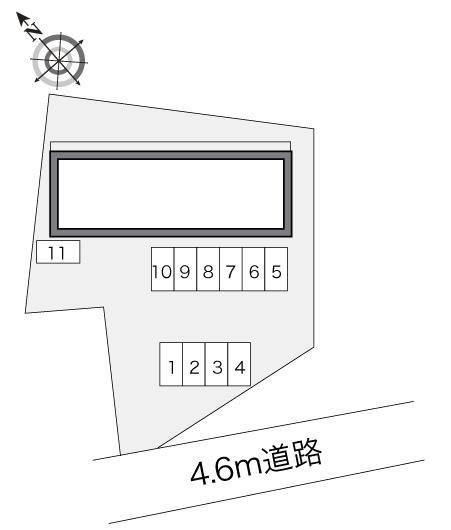 ゆうゆ(22709)の駐車配置図