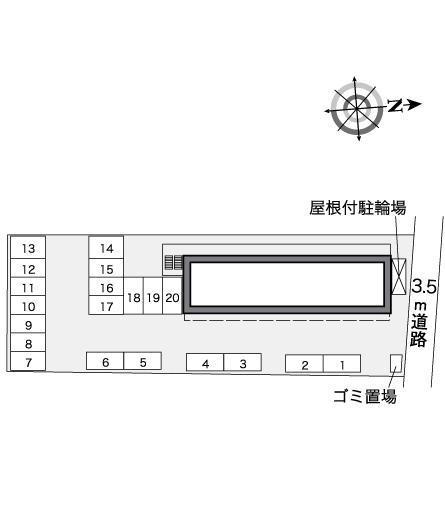 フォレステール　千代(39882)の駐車配置図