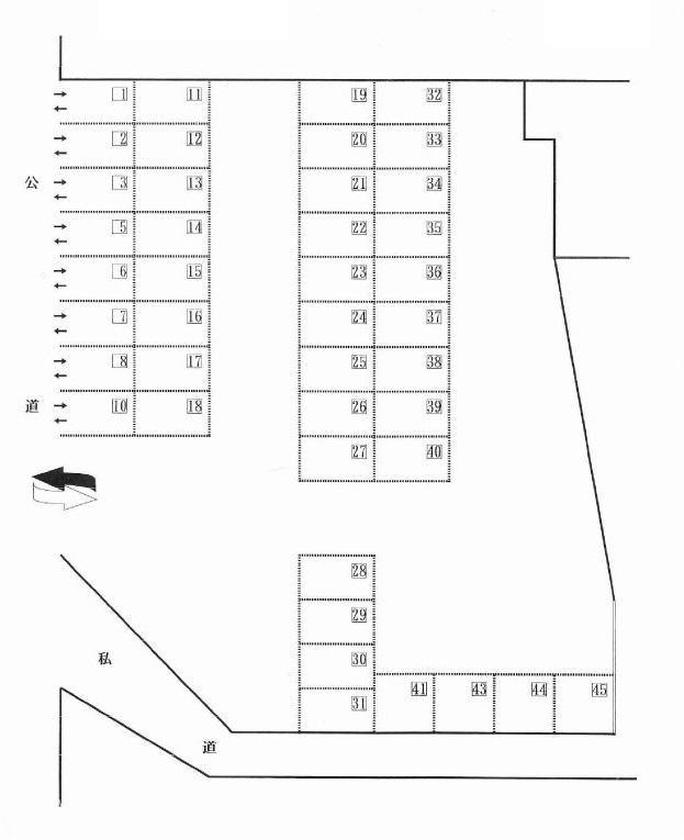 J-706の駐車配置図