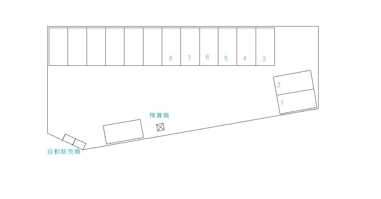 相模原市淵野辺本町第1の駐車配置図